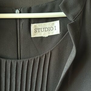 Two piece black studio 1 dress - classy, business, formal flows